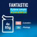 FELIX Fantastic Łosoś w galaretce + Gładzica w galaretce - saszetki dla kota - 4x85g - Galeria zdjęcie 9