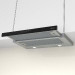 Okap teleskopowy GORENJE TH64E3SGB - front czarne szkło - Galeria zdjęcie 3