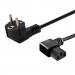 Savio kabel zasilający męski kątowy 1,2m cl-115 cl-115 - Galeria zdjęcie 1