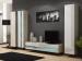 Regał VIGO NEW 180/40/30 dąb sonoma/biały połysk - Galeria zdjęcie 4
