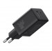 Ładowarka sieciowa Baseus Cube C+U 30W EU (cluster black) - Galeria zdjęcie 2