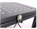 Regał składany na kółkach FS005 72x34xH163 czarny - Galeria zdjęcie 4