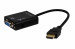 Adapter Video Savio CL-23 HDMI - VGA M-F - Galeria zdjęcie 3