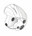 Intercom motocyklowy INTERPHONE U-COM 8R, komplet na 1 kask - Galeria zdjęcie 6