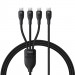 Kabel Baseus Flash Series 3 100W 1,5m (czarny) - Galeria zdjęcie 1