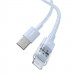 Kabel Baseus Gem 2.4A 1m (niebieski) - Galeria zdjęcie 2