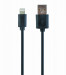Kabel Gembird ( USB 2.0 - Lightning M-M 1,0m czarny ) - Galeria zdjęcie 1