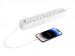 Listwa zasilająca Belkin Power Surge 4-PORT + 1xUSB-A +1xUSB-C 2.4A PD 525J 2m White Schuko - Galeria zdjęcie 2