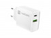 NATEC ŁADOWARKA SIECIOWA RIBERA USB-A+USB-C 20W PD - Galeria zdjęcie 1