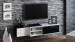 Szafka RTV SIGMA1 180 biały/czarny połysk - Galeria zdjęcie 6