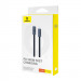 Kabel Baseus Typ C-Typ C 240W 1m (czarny) - Galeria zdjęcie 7