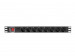LANBERG LISTWA ZAS. RACK 19" (1U, 16A, 8X SHUKO) - Galeria zdjęcie 2