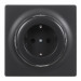 FIBARO Gniazdo Walli Outlet type F FGWOF-011 antracyt - Galeria zdjęcie 3
