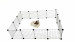 C&C Modułowy wybieg - kojec, klatka dla psa - 180x75 cm - Galeria zdjęcie 13