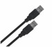 LANBERG KABEL USB-A 2.0 M/M 1M CZARNY - Galeria zdjęcie 1