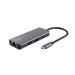 Multi-Port Adapter Trust DALYX 6-IN-1 USB-C Silver (24968) - Galeria zdjęcie 1