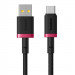 Kabel Baseus Dura USB-Typ C 60W 1m (czerwono-czarny) - Galeria zdjęcie 2