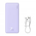 BASEUS POWERBANK AIRPOW 10000MAH 20W (FIOLETOWY) - Galeria zdjęcie 1