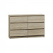 M6 MALWA KOMODA 120CM 6 SZUFLAD SONOMA - Galeria zdjęcie 2