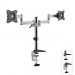 Uchwyt biurkowy do 2 monitorów Maclean MC-714 13"-27" 8kg - Galeria zdjęcie 1