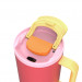 Kubek termiczny z teleskopową słomką Kambukka Rio Tumbler 950ml Pink Papaya - Galeria zdjęcie 6