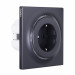 FIBARO Walli Gniazdko N Outlet type F antracyt FGWSONF-011-8 - Galeria zdjęcie 2