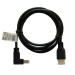 Savio kabel hdmi 1,5m v1,4 3d kątowy hdmi a męskie - hdmi a męskie cl-04 cl-04 - Galeria zdjęcie 2