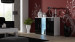 Komoda 120cm SOHO S7 biały/ czarny połysk - Galeria zdjęcie 1