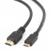 Gembird mini hdmi kabel v1.4 hdmi - hdmi mini m/m 1.8m(a-c) cc-hdmi4c-6 - Galeria zdjęcie 1