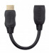 MANHATTAN PRZEDŁUŻACZ KABEL HDMI-HDMI 2.0 M/F 20CM - Galeria zdjęcie 4