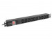 Lanberg listwa zas. rack pdu (1u,10a,10x 230v,2m) pdu-10i-0200-iec-bk - Galeria zdjęcie 1