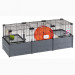 FERPLAST Multipla hamster large - klatka dla gryzoni - 107,5 x 37,5 x 42 cm - Galeria zdjęcie 9