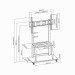 GEMBIRD STOJAK POD TELEWIZOR 37"-100", MOBILNY - Galeria zdjęcie 9