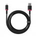 Kabel Baseus Dura 2.4A 2m (czerwono-czarny) - Galeria zdjęcie 1