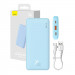 BASEUS POWERBANK AIRPOW 10000MAH 20W (NIEBIESKI) - Galeria zdjęcie 7