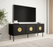 Szafka RTV PALAZZO 150x42x60 czarny + dąb craft - Galeria zdjęcie 3