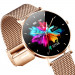 Smartwatch zegarek damski Manta Alexa złoty + różowy pasek - Galeria zdjęcie 3