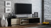 Szafka RTV SIGMA1 180 sonoma/czarny połysk - Galeria zdjęcie 3