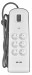 Listwa zasilająca Belkin Power Surge 6-PORT + 2xUSB-A 2.4A 650J 2m Grey/White - Galeria zdjęcie 2