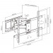 GEMBIRD UCHWYT REGULOWANY LCD 37-80 VESA 600X400MM - Galeria zdjęcie 3