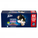 PURINA Felix Fantastic Wybór smaków w galaretce Wołowina, kurczak, łosoś - mokra karma dla kota - 44x85 g - Galeria zdjęcie 1