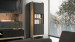Witryna PORTO 59x38x180 dąb/czarny - Galeria zdjęcie 3