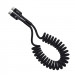 Kabel Baseus Fish-Eye Typ C-Typ C 100W 1m (czarny) - Galeria zdjęcie 3