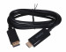 Savio kabel 1,5m displayport męskie - hdmi a męskie cl-56 - Galeria zdjęcie 1