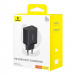 Ładowarka sieciowa Baseus Cube C+U 30W EU (cluster black) - Galeria zdjęcie 3