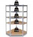 REGAŁ MAGAZYNOWY NAROŻNY METALOWY G9040 40cm - Galeria zdjęcie 4