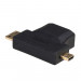 Akyga adapter hdmi f mini hdmi m micro hdmi m ak-ad-23 ak-ad-23 - Galeria zdjęcie 3