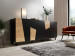 Komoda ETNA 200x42x82 czarny mat + dąb craft - Galeria zdjęcie 5