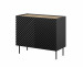 Komoda 2D ONDA 98x45x85 czarny - Galeria zdjęcie 1