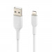 Kabel Belkin BoostCharge Lightning to USB-A Cable 3m White - Galeria zdjęcie 2